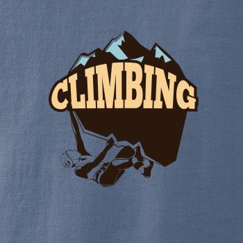 Climbing horolezec na logu