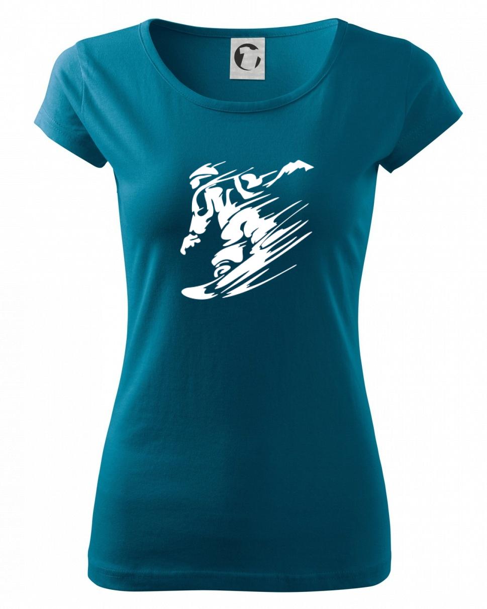 Rychlý snowboardista