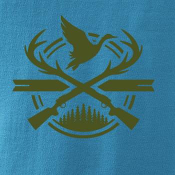 Lovec a kachny - zelený