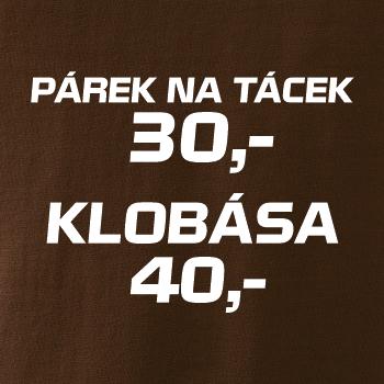 Párek na tácek a klobása