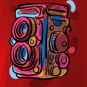 Foťák barevný - dvě čočky