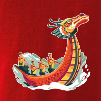 Dračí lodě při závodě