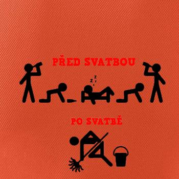 Před a po - svatba párty