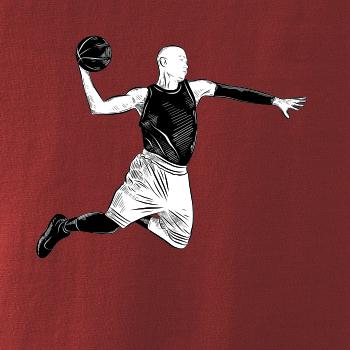 Basketbalista ve výskoku