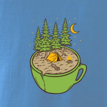 Hrnek plný stanování