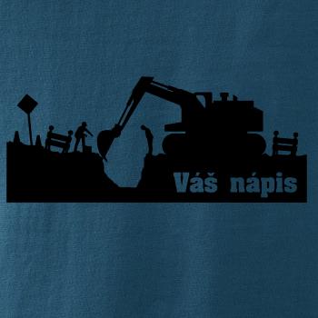 Zemní práce - silueta (váš text)