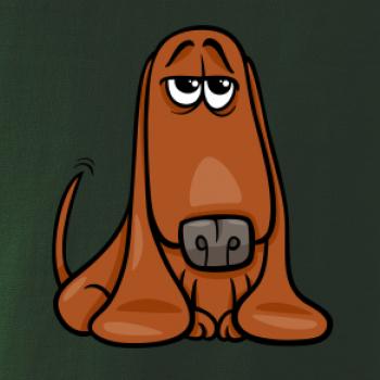 Baset - kreslený hnědý