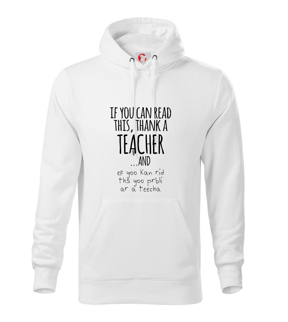 If you can read this - teacher