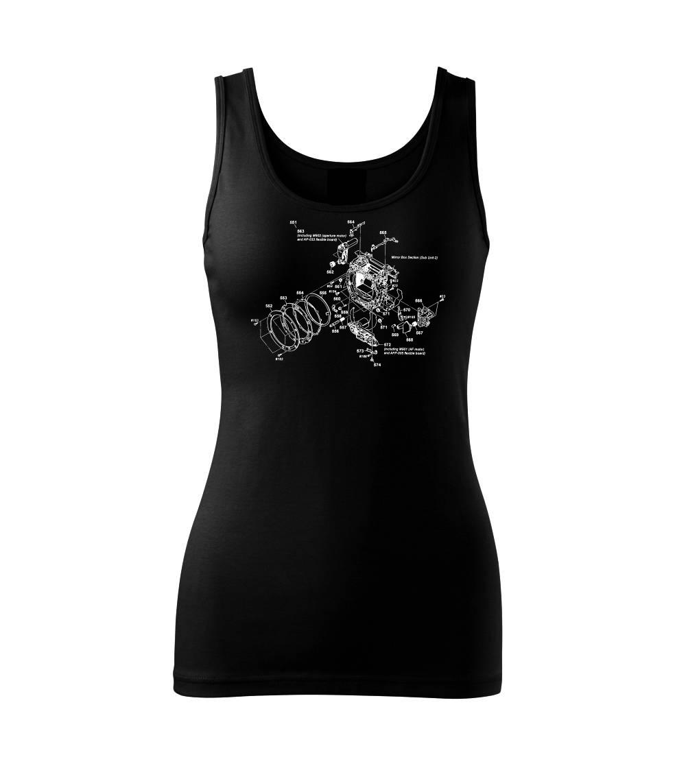 Nákres uzávěrka starý fotoaparát