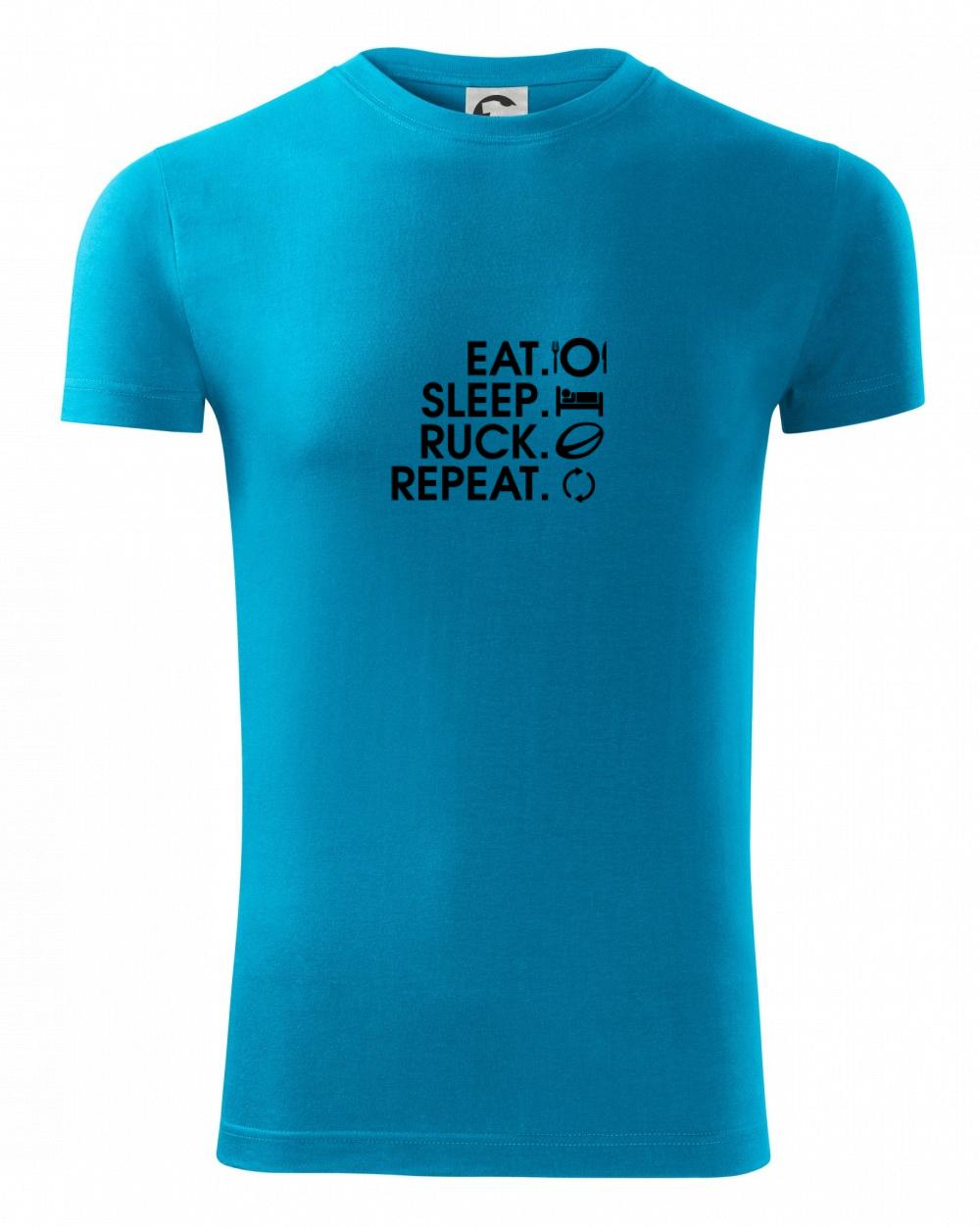 Eat sleep Rugby - Viper FIT pánské triko