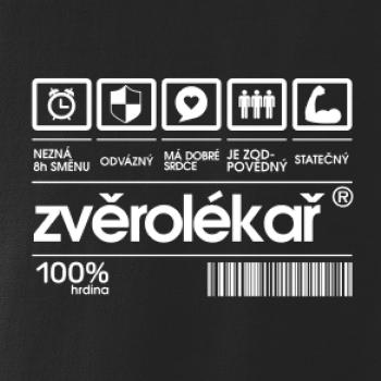 Čárový kód zvěrolékař, zvěrolékařka Čárový kód zvěrolékař, zvěrolékařka