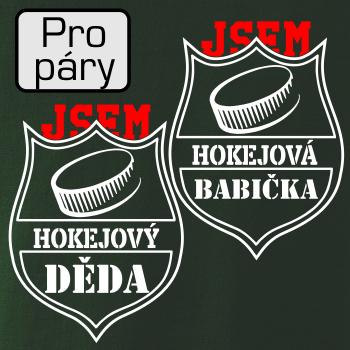 Hokejový děda / hokejová babička - puk Hokejový děda / hokejová babička - puk