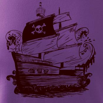 Pirátská loď malovaná