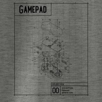 Nákres Gamepad rozebraný