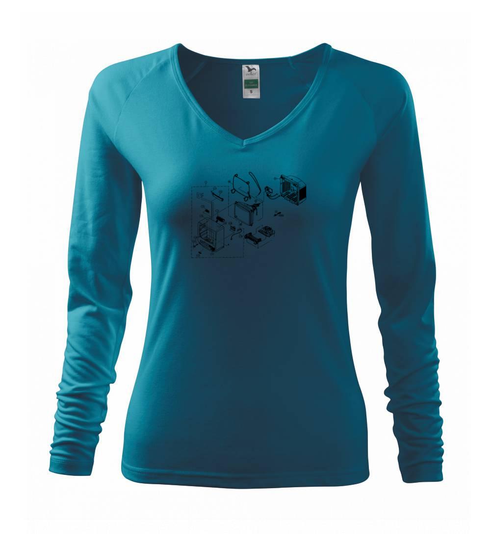 Nákres stará CRT televize