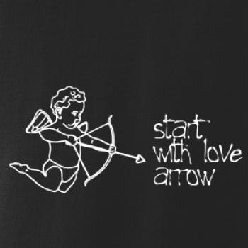 Start with love arrow