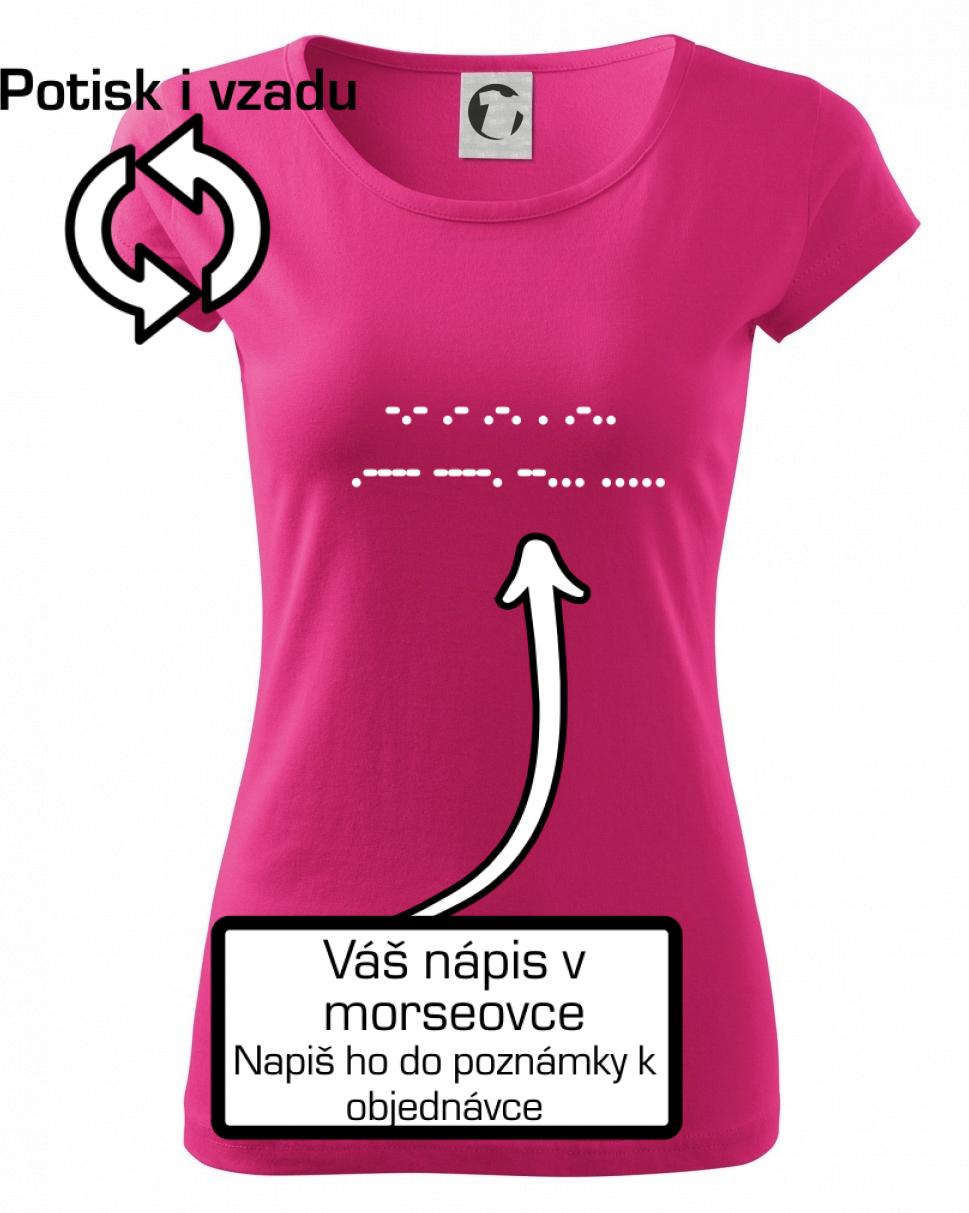 Morseovka - váš nápis