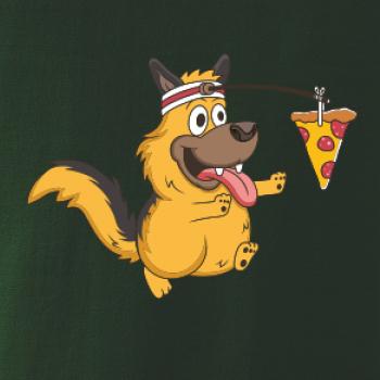 Pes s pizzou