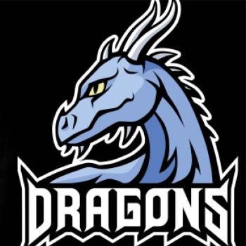 Dragons - logo týmu modrá (Hana-creative)
