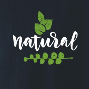 Natural - nápis v listech Natural - nápis v listech