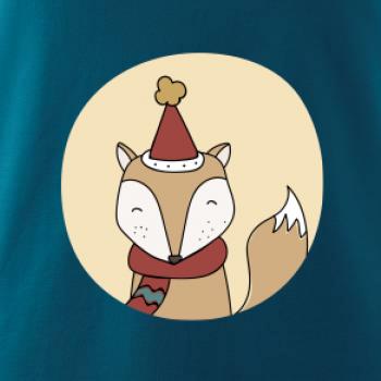 Vánoční liška v kolečku