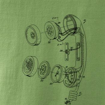 Nákres telefonní sluchátko staré