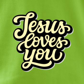 Jesus loves you - psací písmo