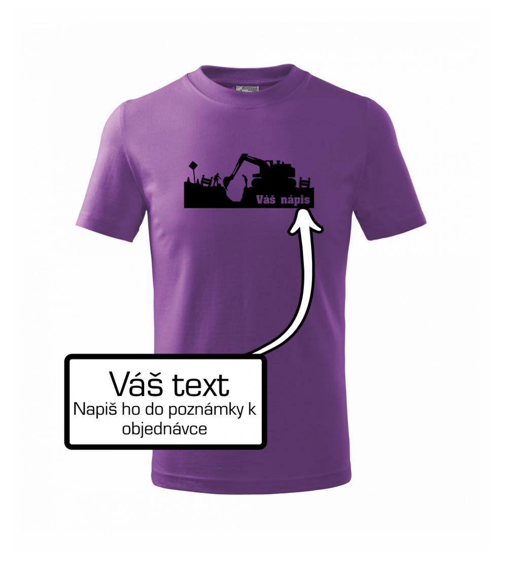 Zemní práce - silueta (váš text)