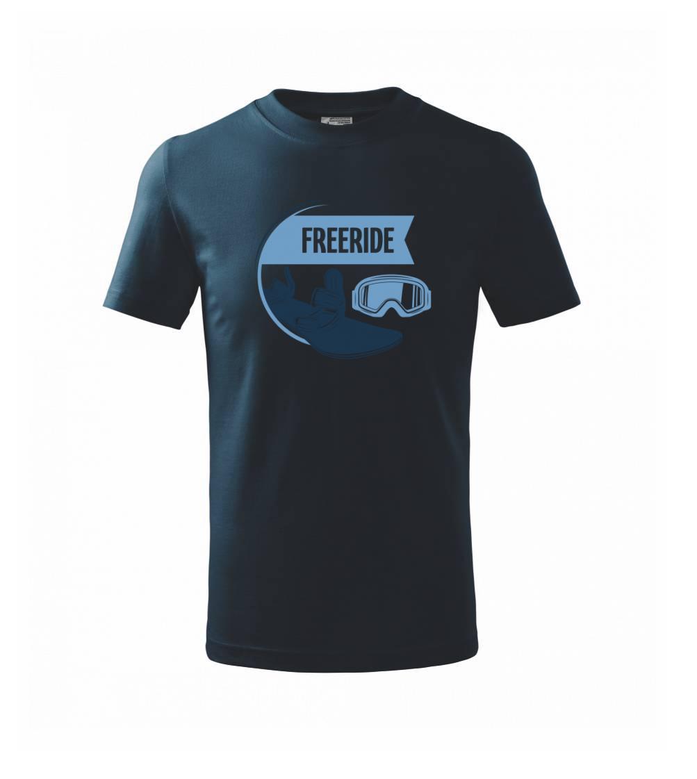 Freeride snowboard kruh