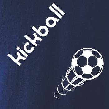 Kickball nápis šikmo