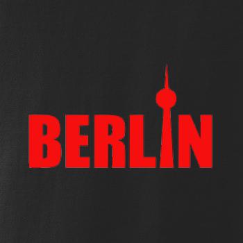 Berlin nápis věž Berliner Fernsehturm Berlin nápis věž Berliner Fernsehturm