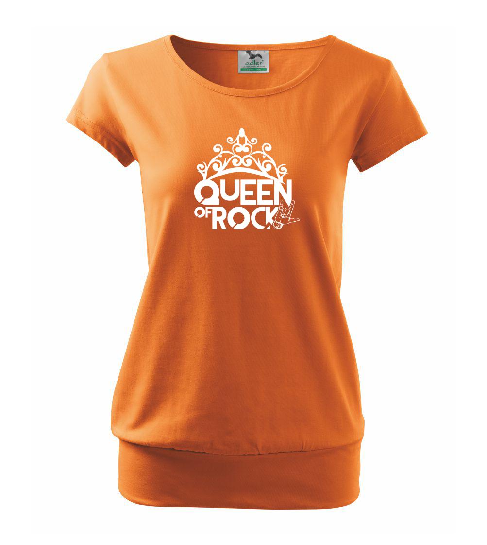 Queen of Rock - Volné triko city