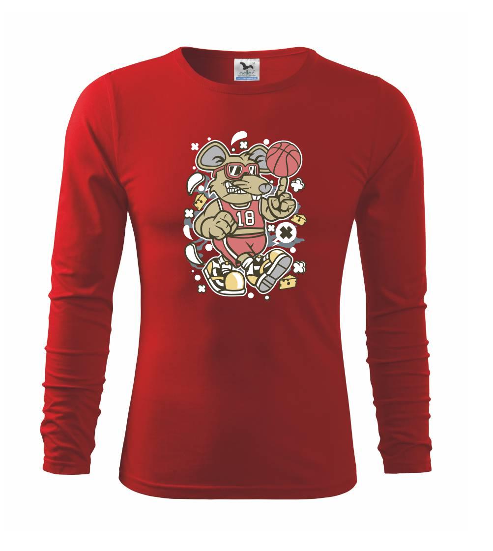 Myš basketbal - Triko s dlouhým rukávem FIT-T long sleeve