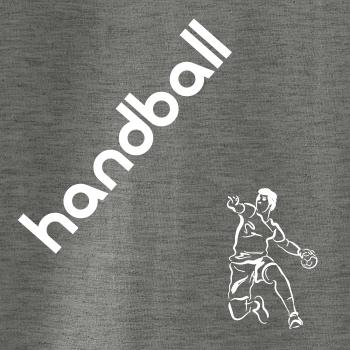 Handball nápis šikmo