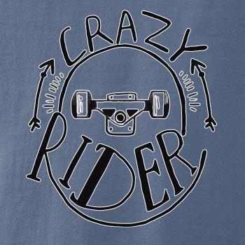 Crazy skateboard rider