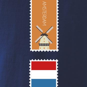 Amsterdam známka barevná