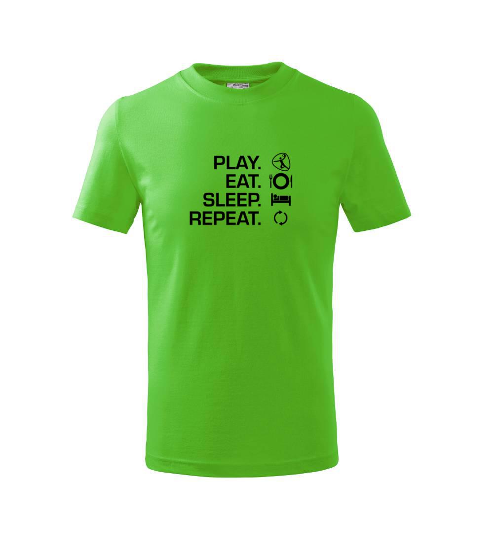Play Eat Sleep Repeat házená - Triko dětské basic