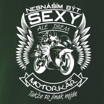 Nesnáším být sexy - motorkář, motorkářka (motorka) Nesnáším být sexy - motorkář, motorkářka (motorka)