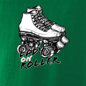 Lady on roller
