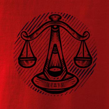 Váhy čárkovaný kruh