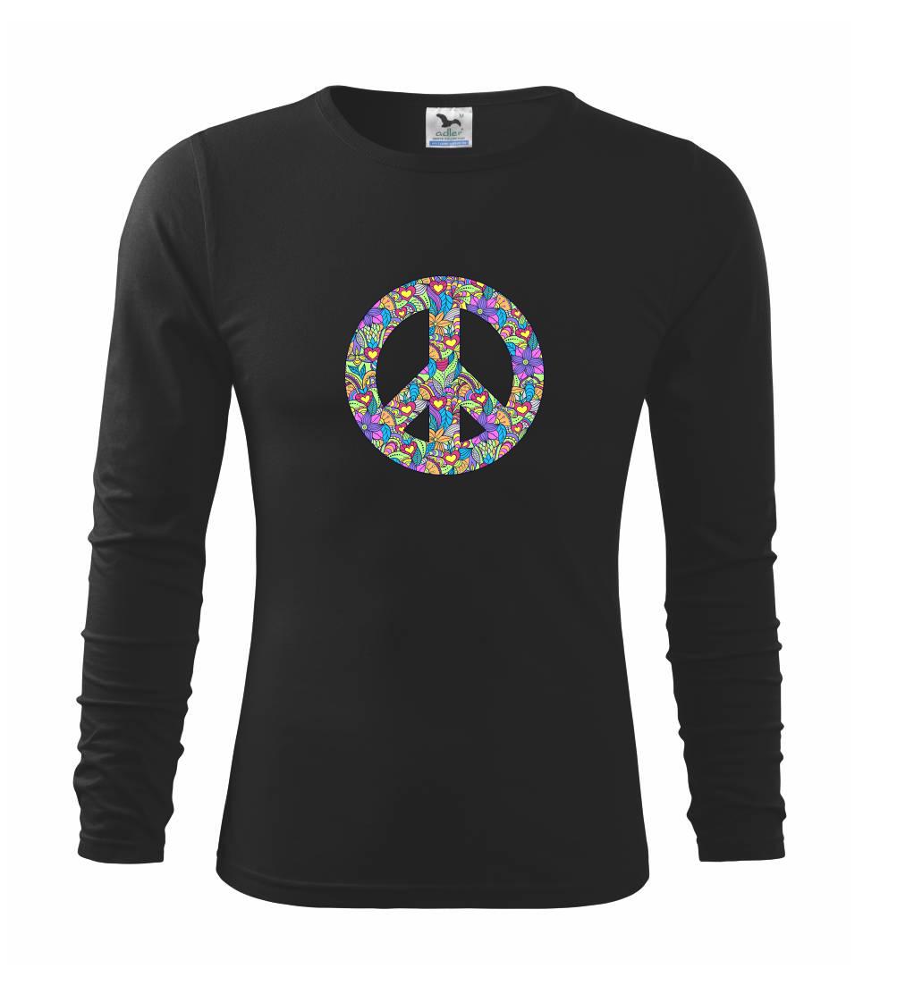 Peace symbol mandela - Triko dětské Long Sleeve