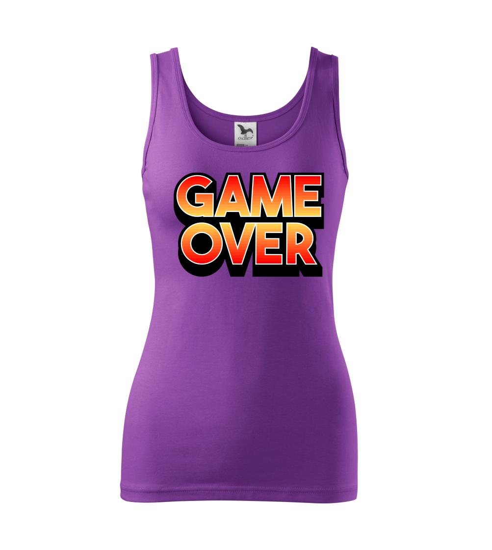 Game over - nápis barevný