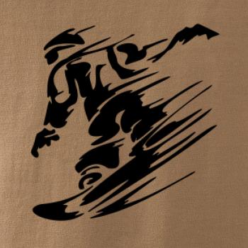 Rychlý snowboardista