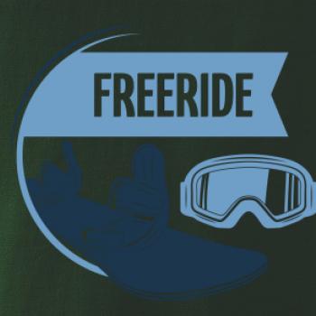 Freeride snowboard kruh