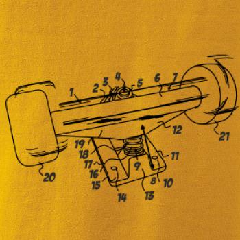 Skateboard nákres kolečka