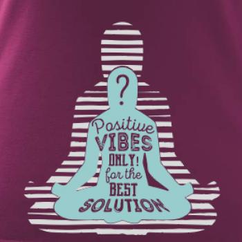 Joga - think positive šedá