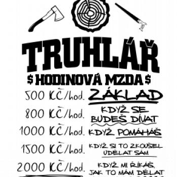 Hodinová mzda truhlář Hodinová mzda truhlář