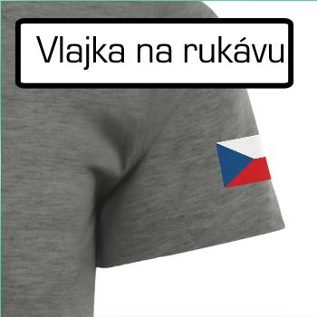 Česká vlajka na rukávu