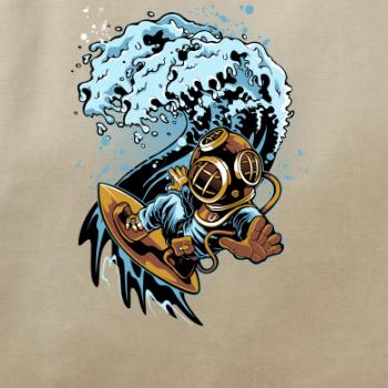 Surfující potápěč