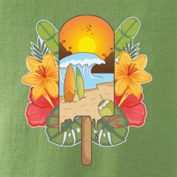 Léto, nanuk, moře, pláž